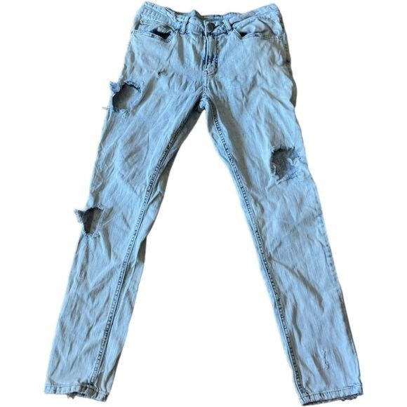 Original Use Distressed Light Wash Mens Size 30 Jeans - Picture 1 of 10